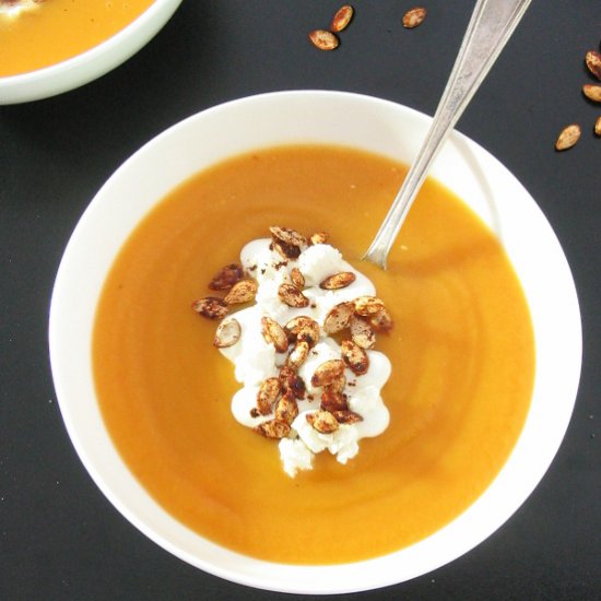 Apple and Butternut Squash Soup