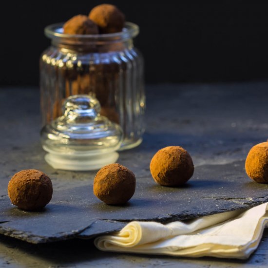 Chocolate Goat Cheese Truffles