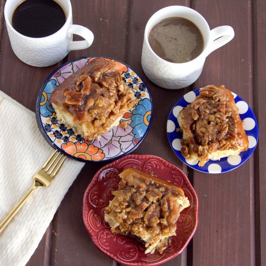 Sourdough Pecan Sticky Buns