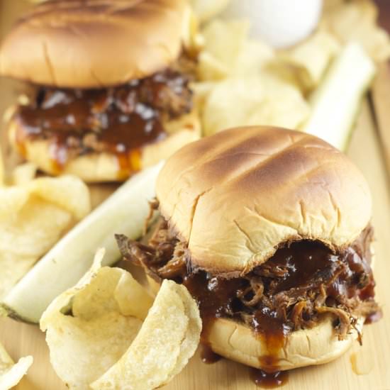 Slow Cooker Pulled BBQ Beef