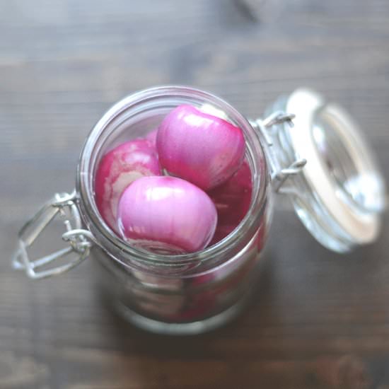 Indian Style Pickled Onions