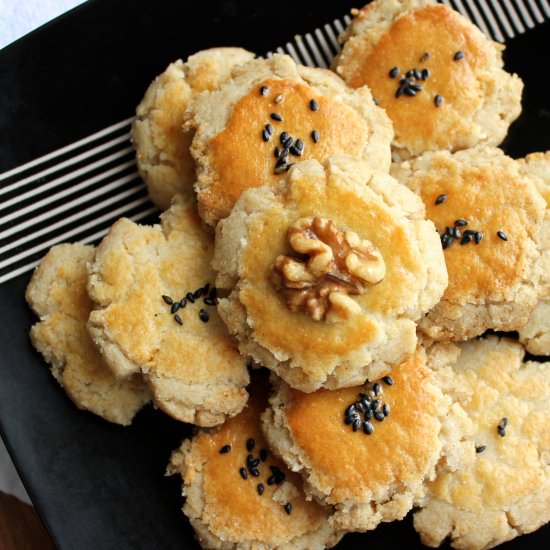 Vegetable Oil Walnut Cookies