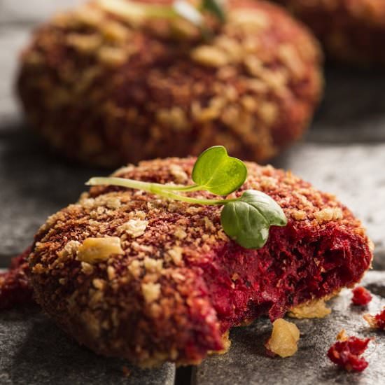 Soyabean and Beetroot Tikki