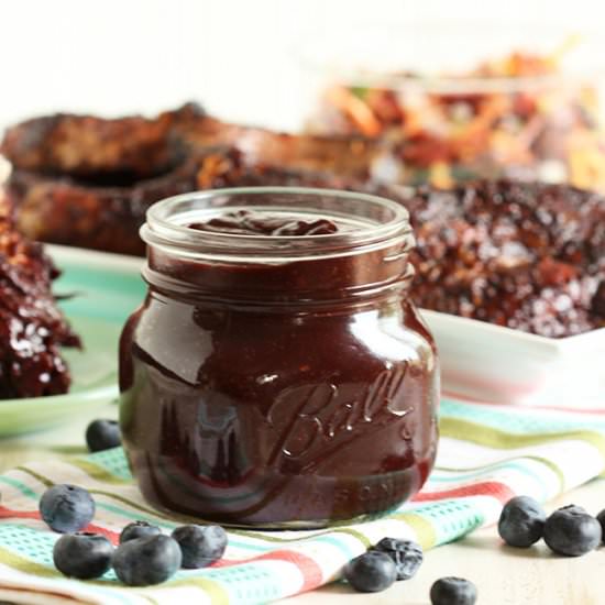 Blueberry Chipotle Barbecue Sauce