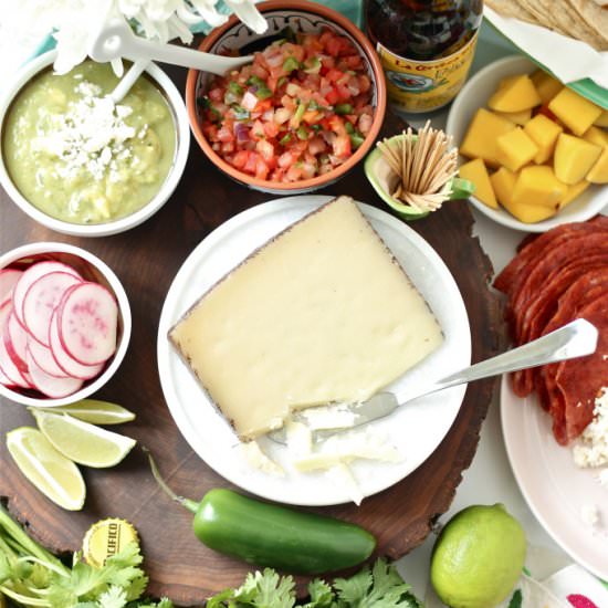 Cinco de mayo cheese board