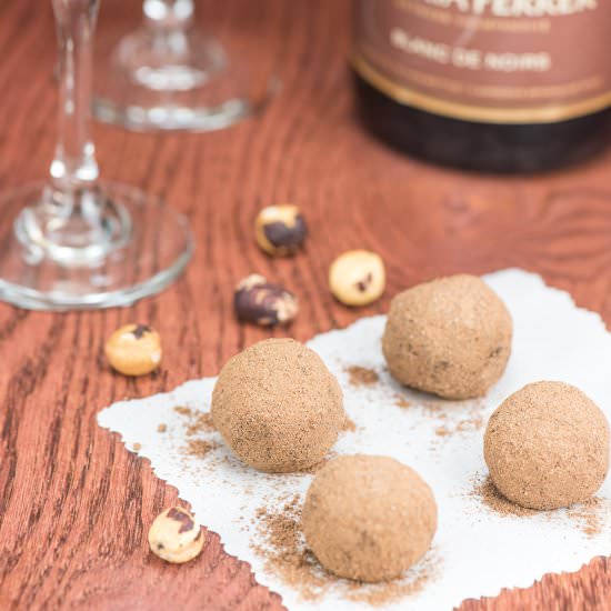 Hazelnut Praline Chocolate Truffles