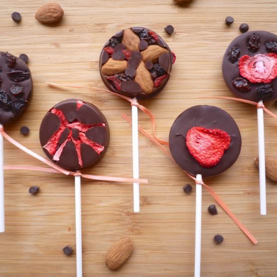 DIY Dried Fruit and Chocolate Lolli