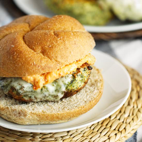 Spinach & Artichoke Burgers