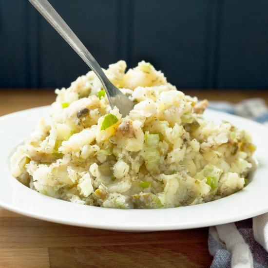 Dill and Dijon Smashed Potato