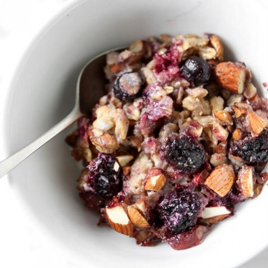 Almond Berry Baked Oatmeal