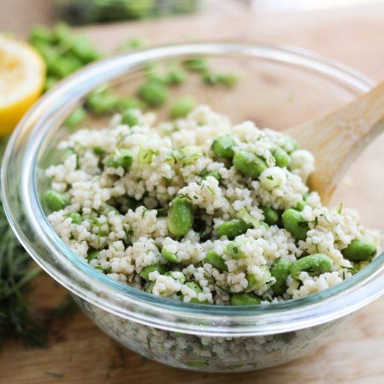 Edamame and Dill Millet Salad