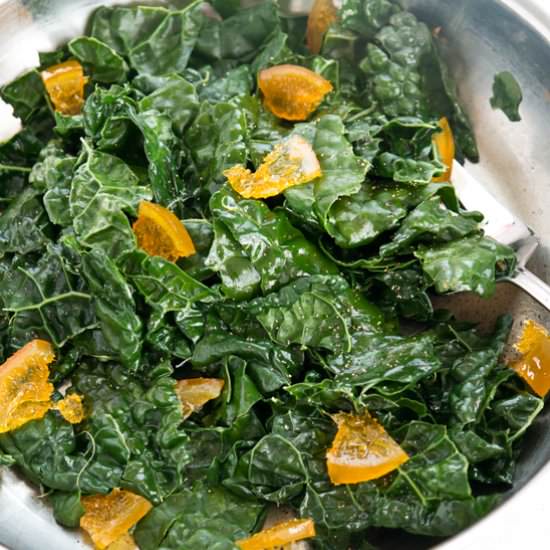 Candied Orange Kale