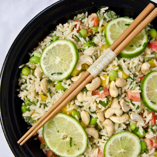 Thai Rice Salad with Coconut Curry