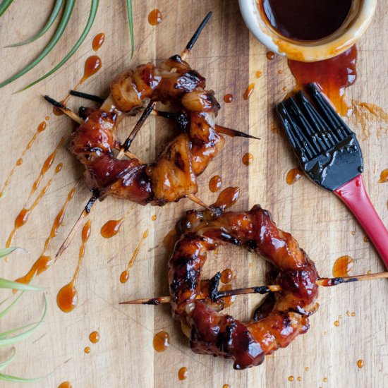 Bacon Wrapped Onion Rings