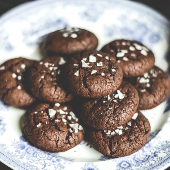 Salted Chocolate Buckwheat Cookie