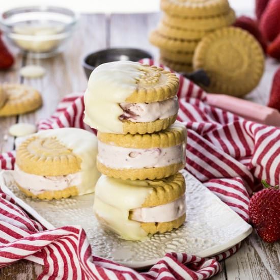 Strawberry Shortcake Sandwiches