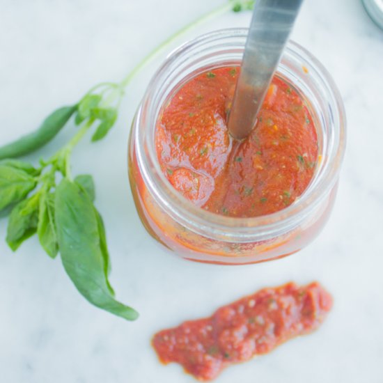 Quick Homemade Marinara Sauce