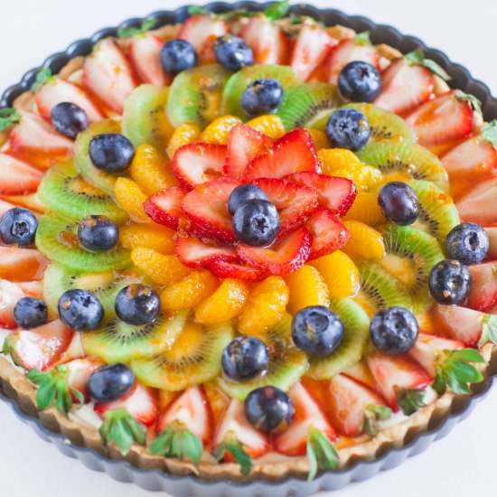 Fruit Tart with Lemon Filling