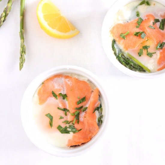 Smoked Salmon Egg en Cocotte