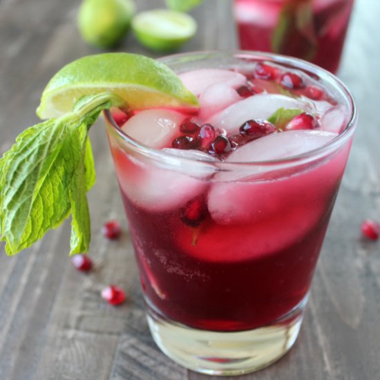 Pomegranate Mint Margarita