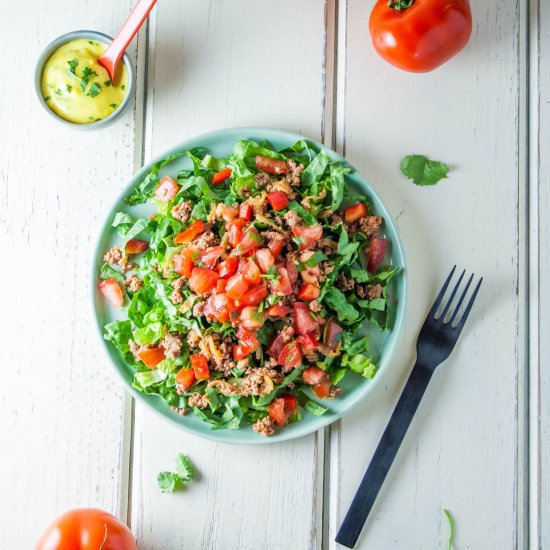 Taco Salad with Simple Salsa