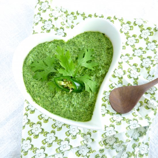 Goan Inspired Coriander Pesto