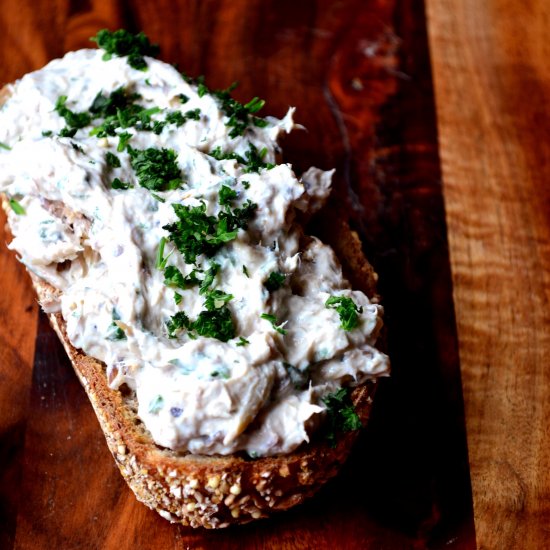 Smoked Mackerel on Toast