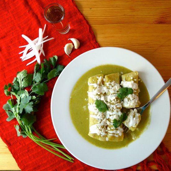 Enchiladas Verdes