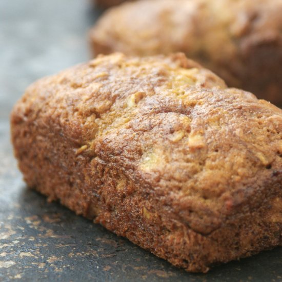 Banana Oat & Pecan Mini Loaves (GF)