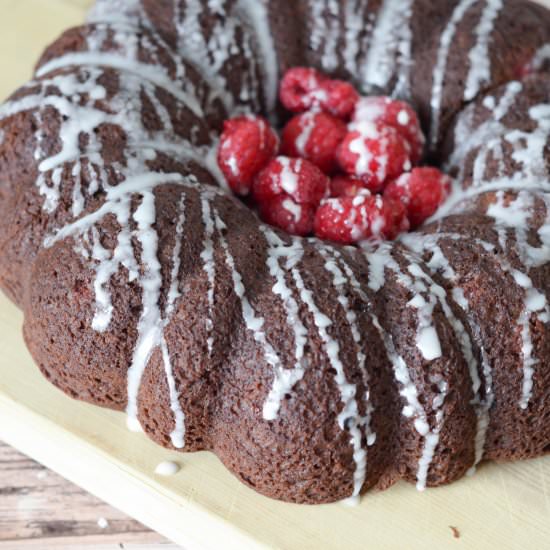 Raspberry Mocha Cake