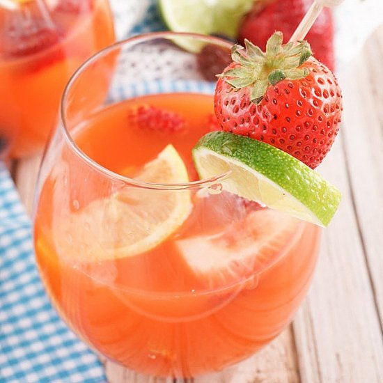 Mixed Fruit Sangria Mocktail