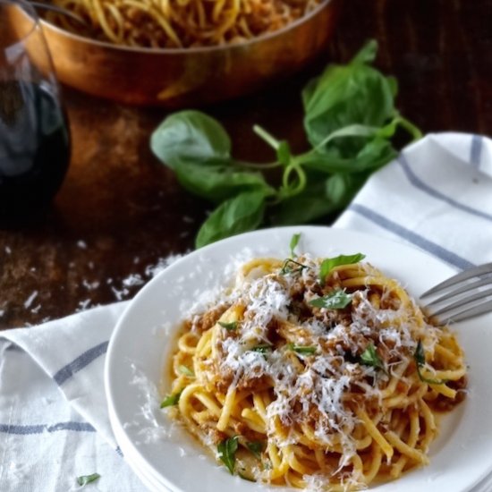 Tuscan pork ragu