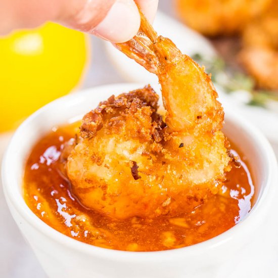 Coconut Shrimp w/ Orange-Chili Dip