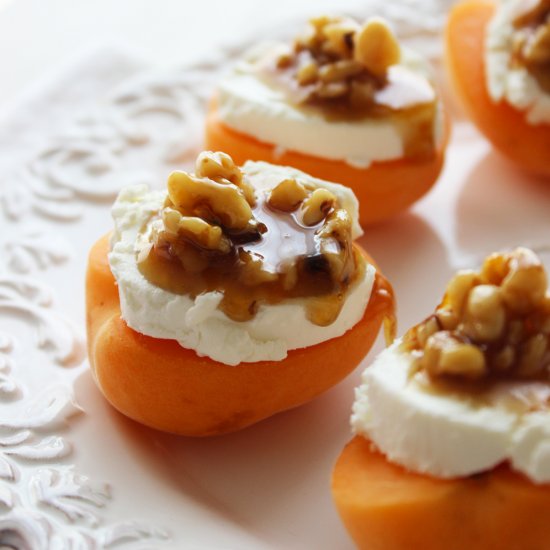 Apricot & Goat Cheese with Walnuts