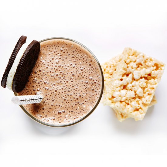 Oreo, Rice Krispie Square Milkshake