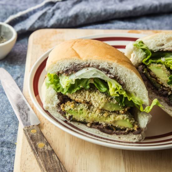 Crispy Baked Avocado Tortas