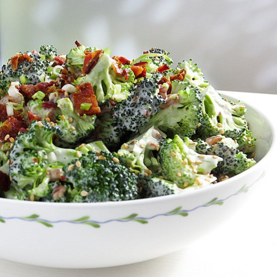 Easy Bacon Broccoli Salad