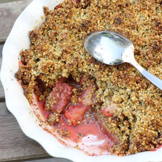 Strawberry Poppy Seed Crisp