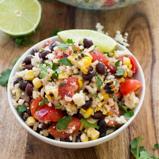 Grilled Corn and Black Bean Salad