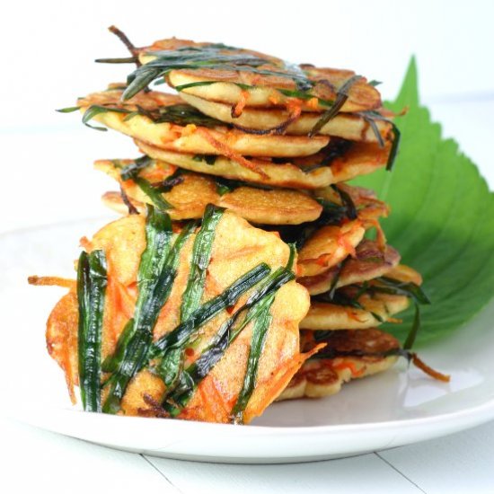 Korean Mung Bean Pancakes