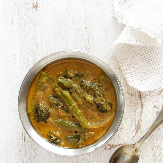 Basella Alba (Malabar Spinach) Curry