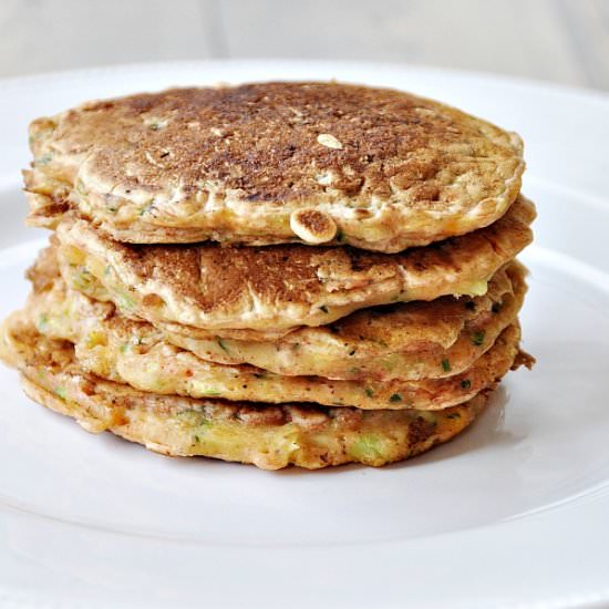 Vegan Zucchini & Corn Pancakes