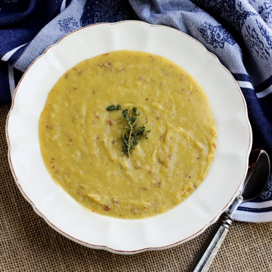 Vegan Potato Leek Soup