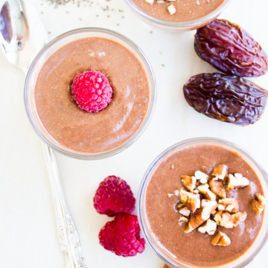 Instant Chia Chocolate Pudding