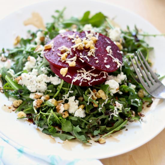 Roasted Beet Salad with Arugula