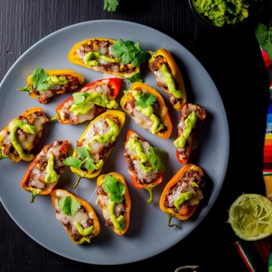 Tex Mex Sweet Pepper Poppers