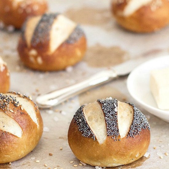 Pretzel Buns – Laugenbrot