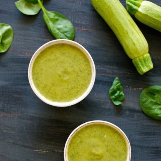 Vegan Cream of Zucchini Soup