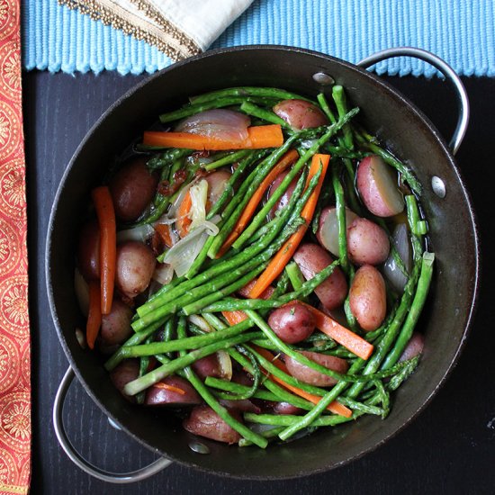 Olive Oil Braised Veggies