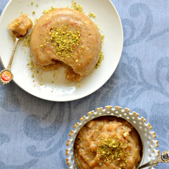 Wholewheat Halwa (Pudding)